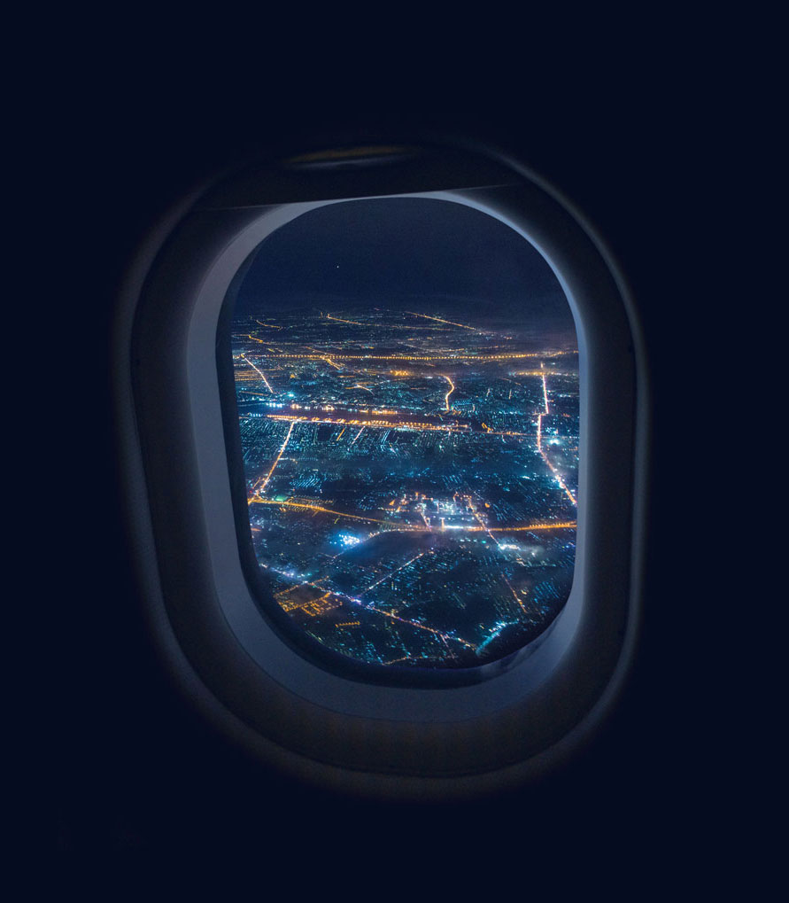 Airplane window
